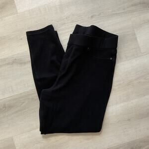 The Hue Womens Pull on Jeggings Black 2XL Cotton Blend